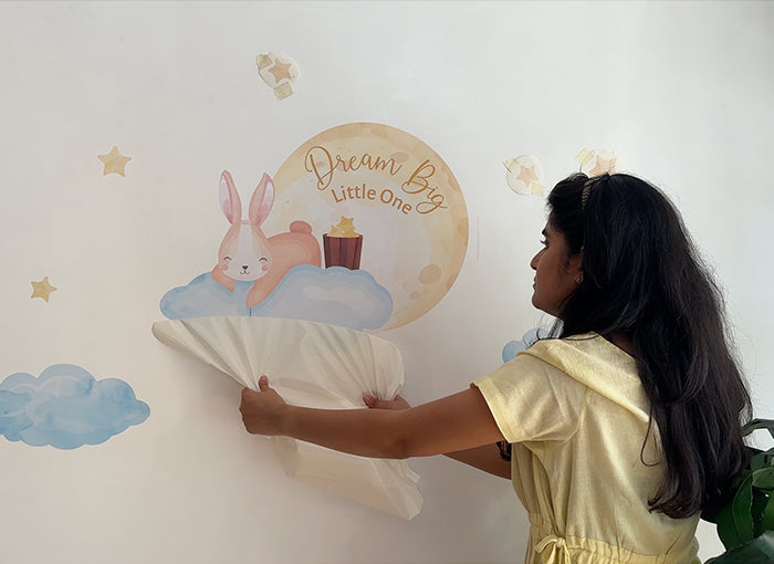 How to install wall decal sticker- easy steps!