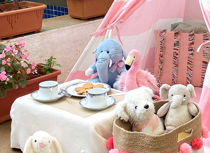 How To Set Up a DIY Teepee Tea Party