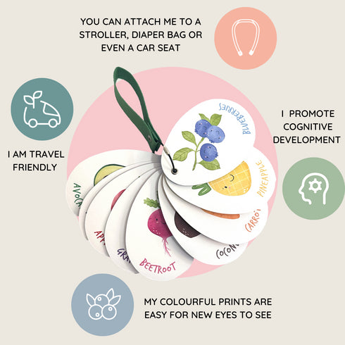 Travel Cards- Fruits & Vegetables