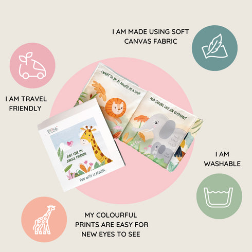 Just Like My Jungle Friends- Soft Book