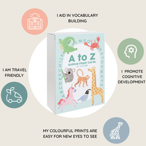 A to Z Baby Alphabet Cards