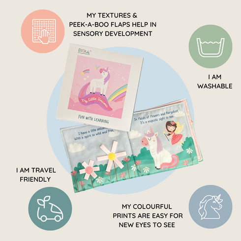 Little Unicorn- Soft Book