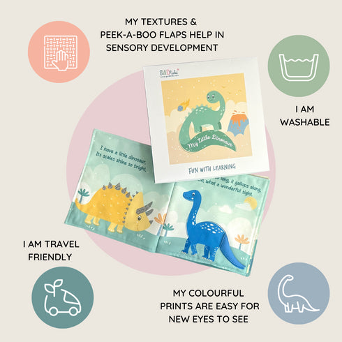 Little Dino- Soft Book