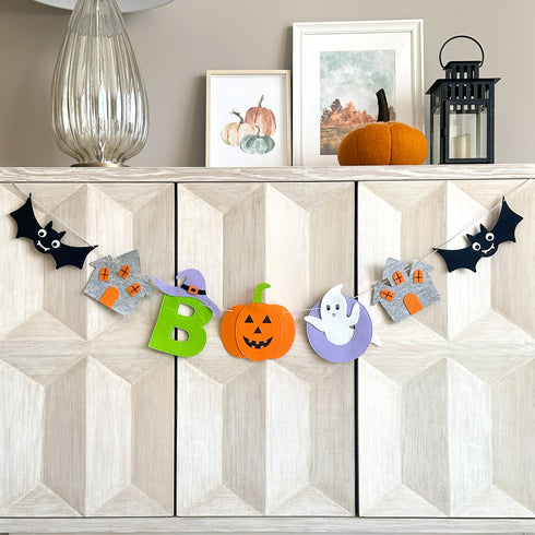 Garland - Halloween Boo