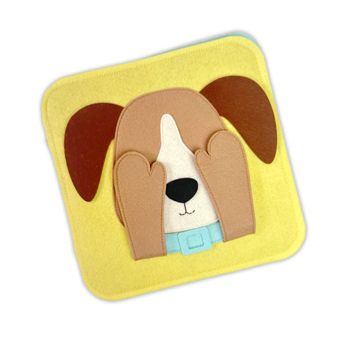 Montessori Sensory Quiet Book- Animals & Fruits