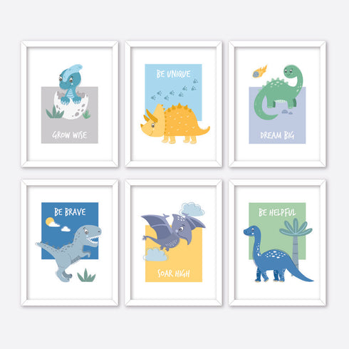 Dino Dreams - Nursery Wall Art