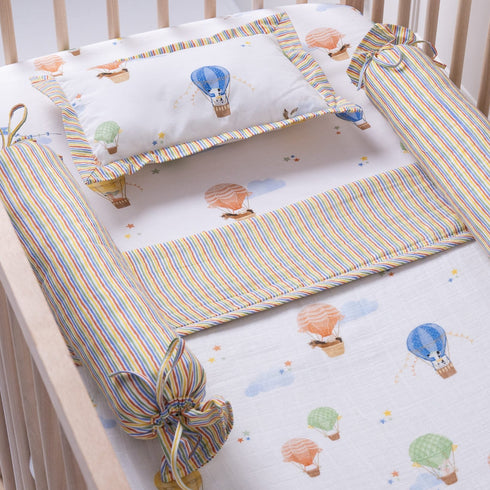 Fly Away- Cot Bedding Set of 4