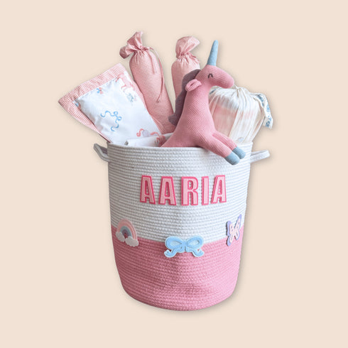 Unicorn Bows - Cot Bedding Set of 5