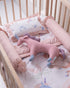 Unicorn Bows - Cot Bedding Set of 5