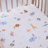 Fitted Cotton Crib Sheet - Party Animals
