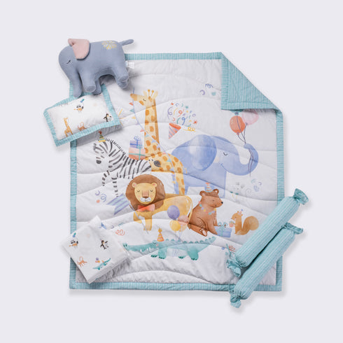 Party Animals - Cot Bedding Set of 5