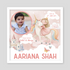 Baby Birth Detail Frame - Unicorn Dreams