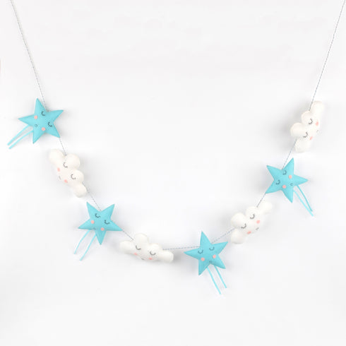 Reach for the Stars Garland - Blue
