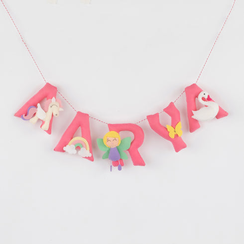 Personalised Fairy Theme Name Bunting/ Garland