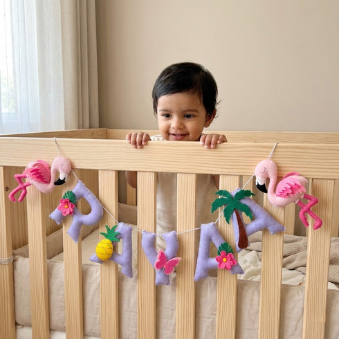 Personalised Tropical Name Bunting/Garland
