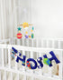 Solar System Baby Cot Mobile & Name Bunting/Garland Set