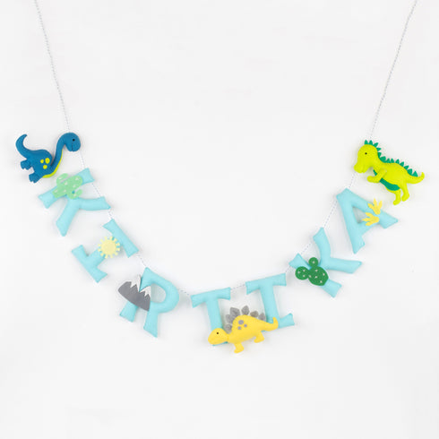 Personalised Dinosaur Name Bunting/Garland