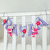 Personalised Floral Flamingoes Name Bunting/Garland