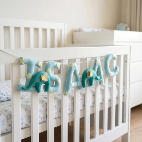 Elephant & Stars Name Bunting/Garland