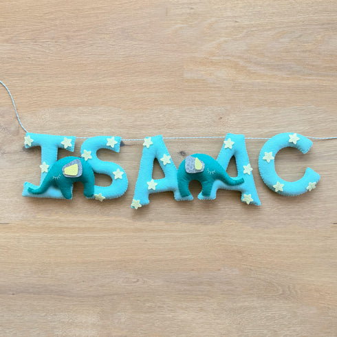 Elephant & Stars Name Bunting/Garland