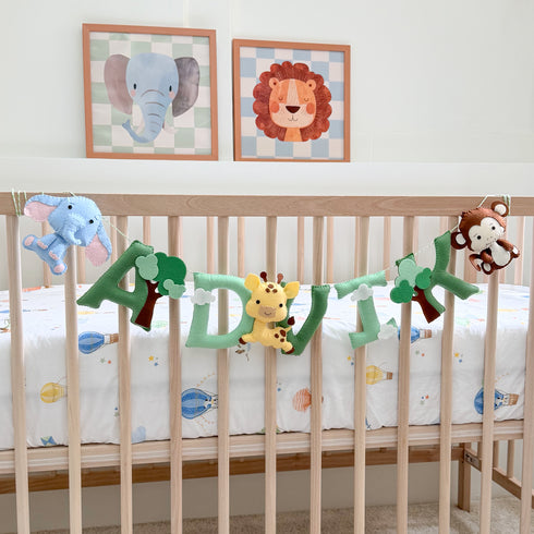Animal Safari Name Bunting/Garland