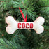 Personalised Dog Bone - Felt Ornament