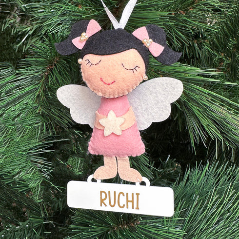 Baby Girl Angel - Felt Ornament