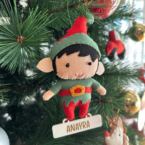 Little Elf - Felt Ornament