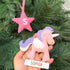 Little Unicorn - Set of 2 Felt Ornaments