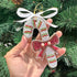 Set of 8 Glitter Embellished Ornaments