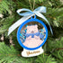 Sparkly Snow Globe Ornament- Polar Bear