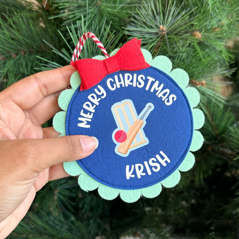 My Favourite Christmas Ornament- Cricket