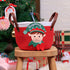 Red Cotton Rope Basket- Elf