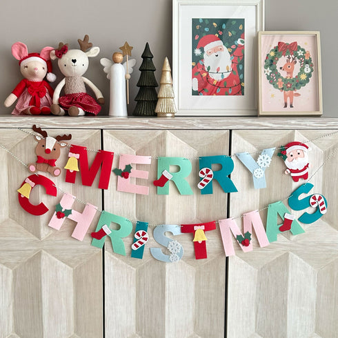 Garland- Cute Merry Christmas