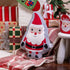 Santa Claus Knitted Christmas Cushion