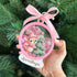 Sparkly Snow Globe Ornament- Reindeer
