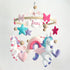 Unicorn & Fairy Cot Mobile & Name Bunting/ Garland Set