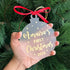 Personalised First Christmas Bauble