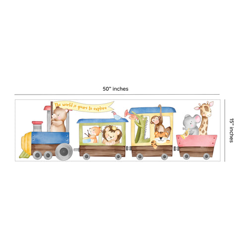 Little Train Wall Decal Sticker