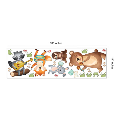 Little Woodland Band - Removable Wall Decal Sticker