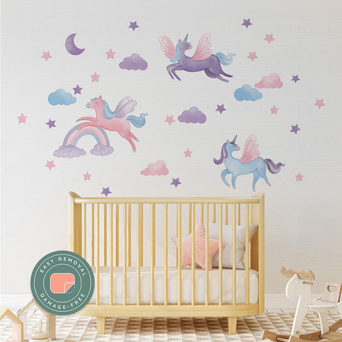 Unicorn Dreams - Removable Wall Sticker