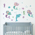 Little Mermaid - Removable Wall Decal Sticker
