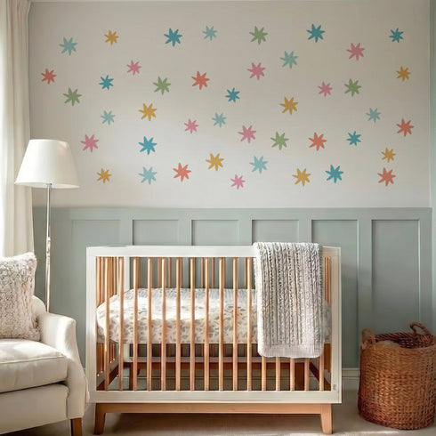 Multi Colour Star - Removable Wall Sticker