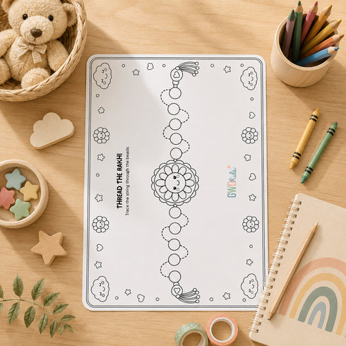 Thread The Rakhi - Activity Sheet