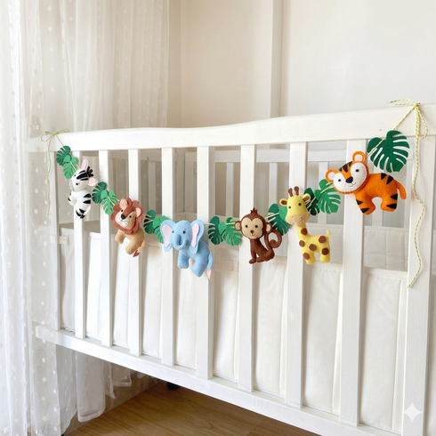Jungle Animal - Felt Garland