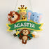 Jungle Adventures - Personalised Name hanging