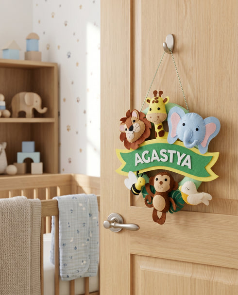Jungle Adventures - Personalised Name hanging