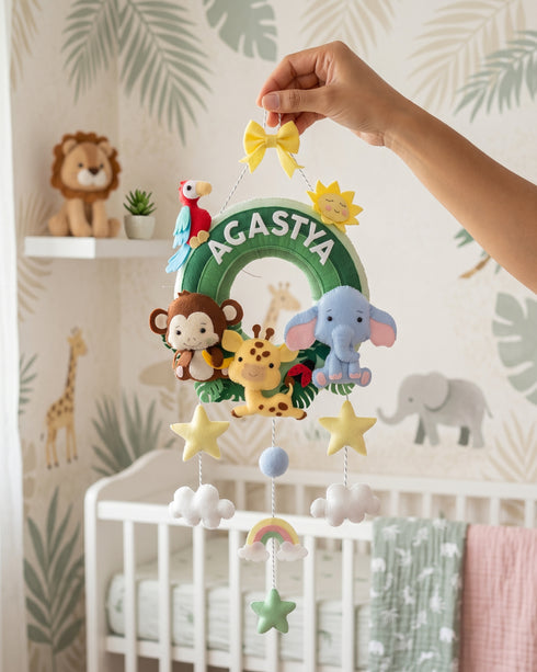 Personalised Animal Name Hanging- Roar
