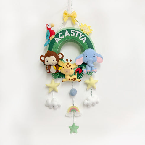 Personalised Animal Name Hanging- Roar