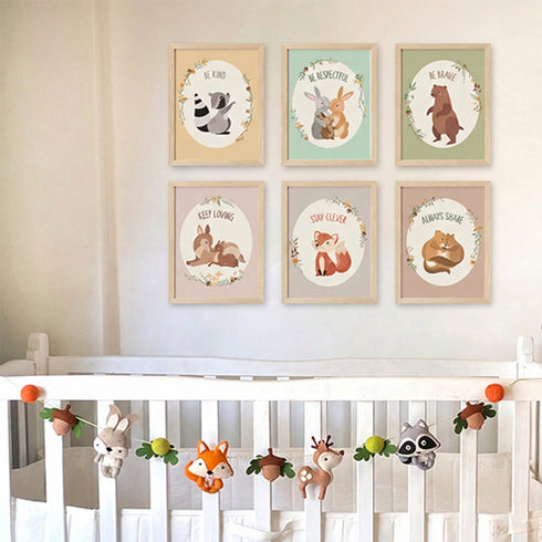 Woodland Friends - Nursery Wall Art